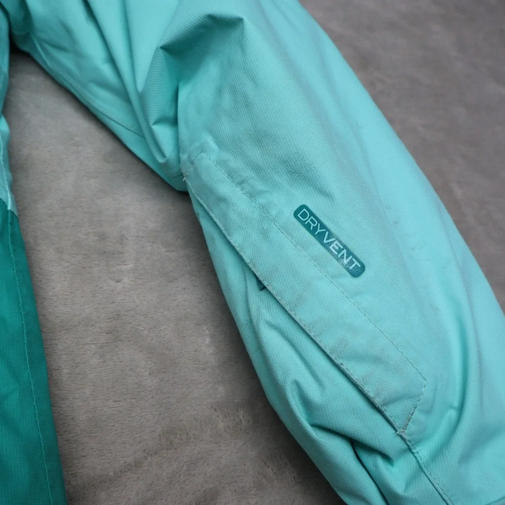 North Face Jacket Girls Large 14/16 Blue Freedom Insulated Waterproof Ski Snow